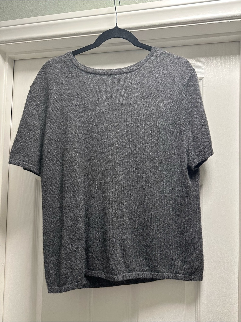 Kirkland Signature 2 Ply Cashmere Short Sleeve Sweater size XL